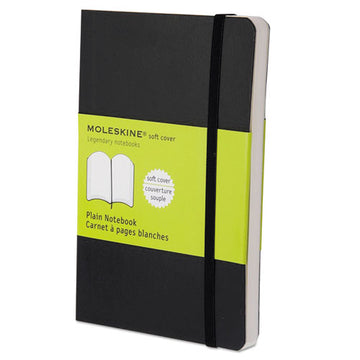 Moleskine® Classic Softcover Notebook, 1 Subject, Unruled, Black Cover, 5.5 X 3.5, 192 Sheets freeshipping - TVN Wholesale